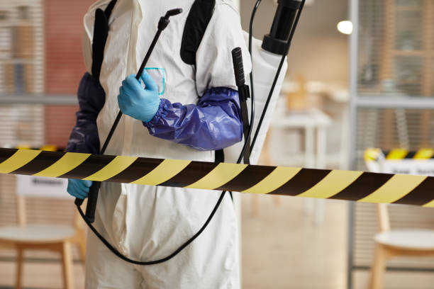 Professional Biohazard Cleanup technician working in Deer Park, NY